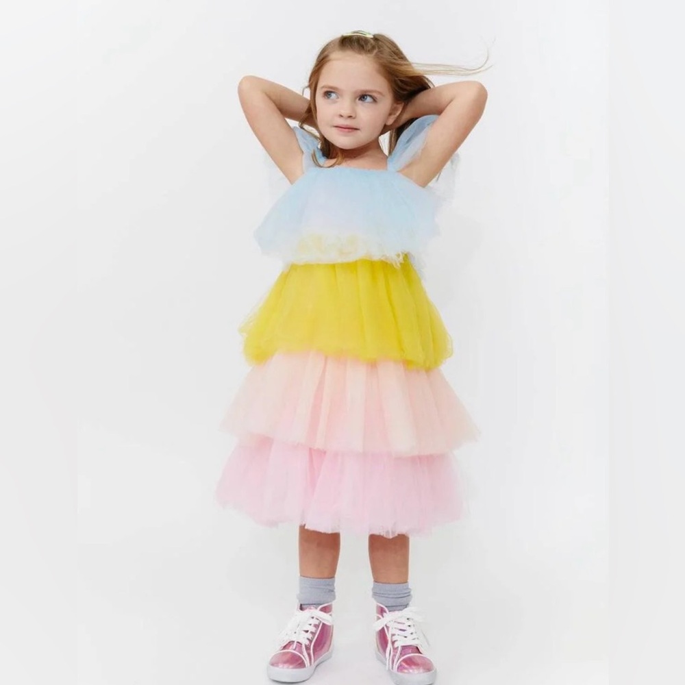 Lola + The Boys Multicolor Layered Dress